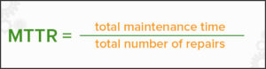 How to calculate MTTR