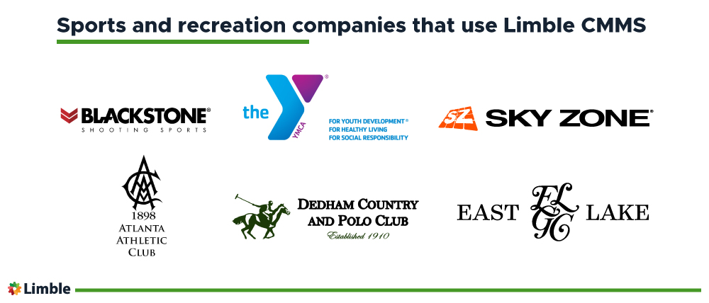 List of businesses that use Limble for sports facilities management